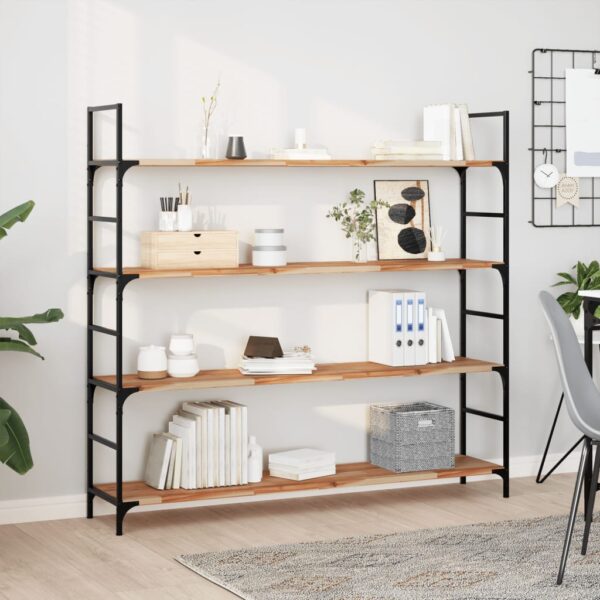 vidaXL Flytende hyller 2 stk 160x30x2 cm oljebehandlet heltre akasie