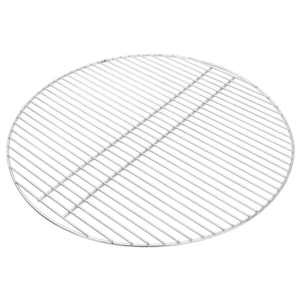 vidaXL BBQ Grillrist Rund Ø37 cm 304 Rustfritt stål Sølv Rustfritt stål